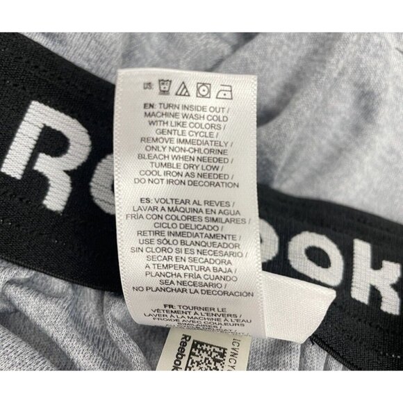 Reebok Pyro Training Shorts Slim 9” Men’s Small Sleet Heather  Light Gray Color - Picture 6 of 11